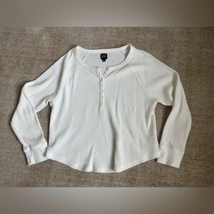 Gap Women’s thermal Henley